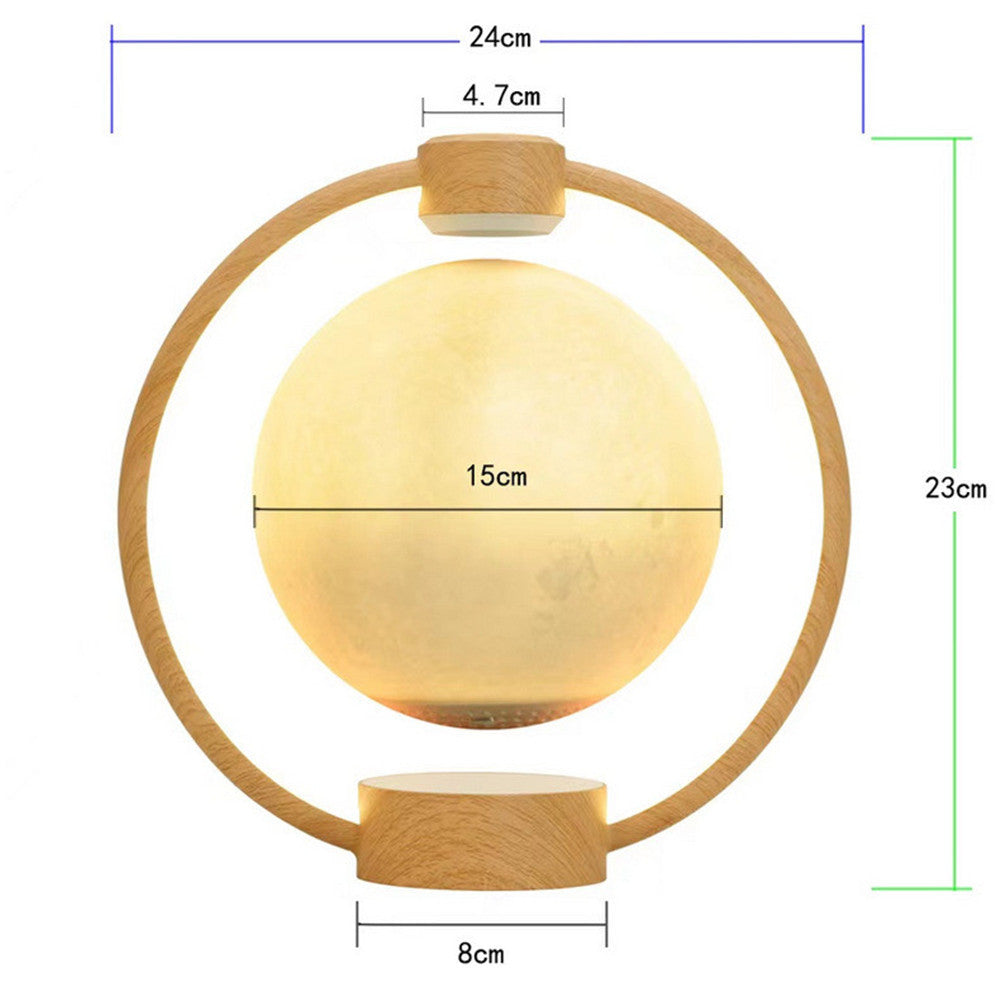 Maglev Moon Light: 3D Bluetooth Stereo DIY Glare