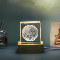 3D Crystal Photo Cube | Picture Engraved in Glass Cube