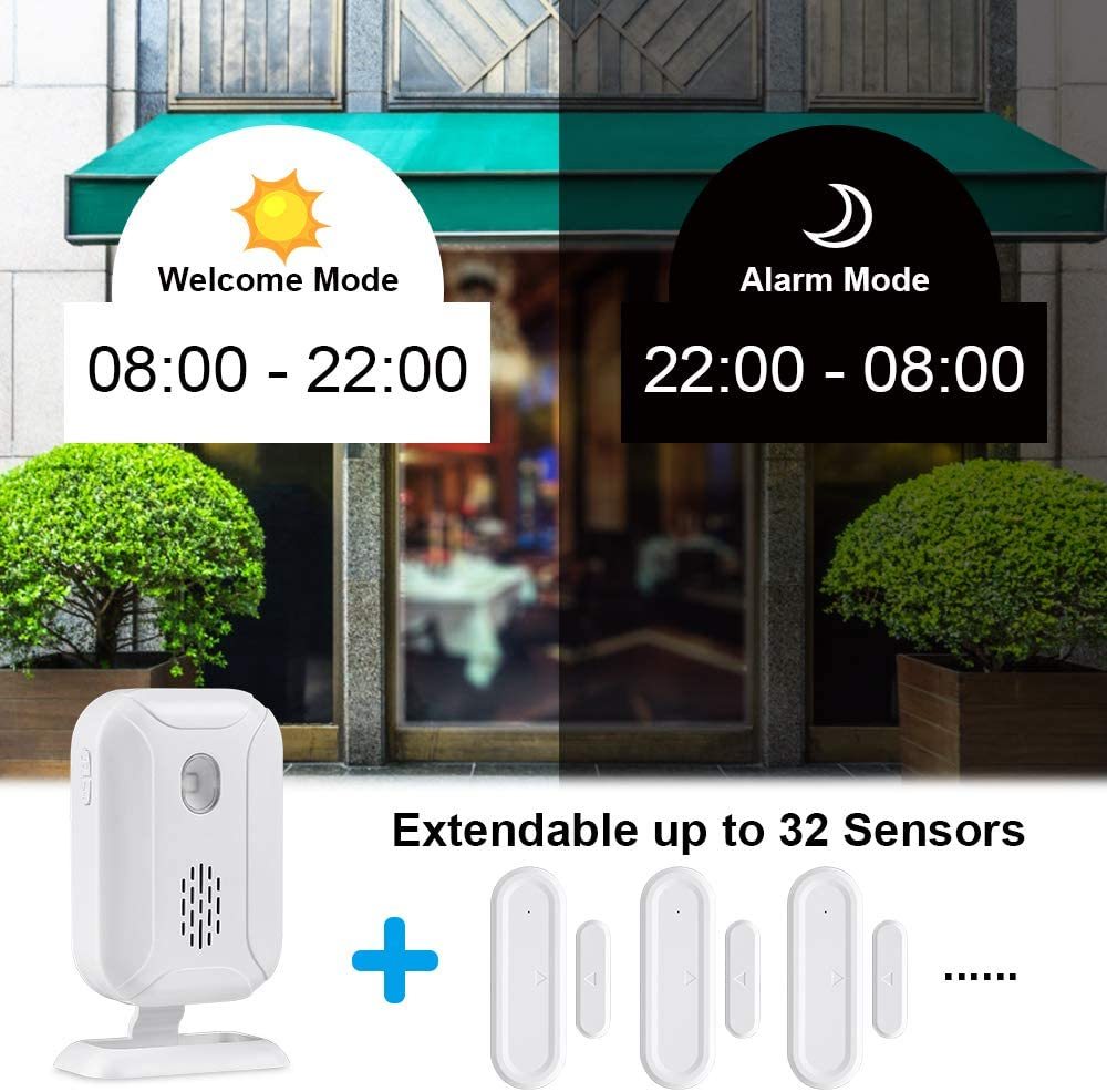 Wireless Door Sensor Chime 280m Range Door