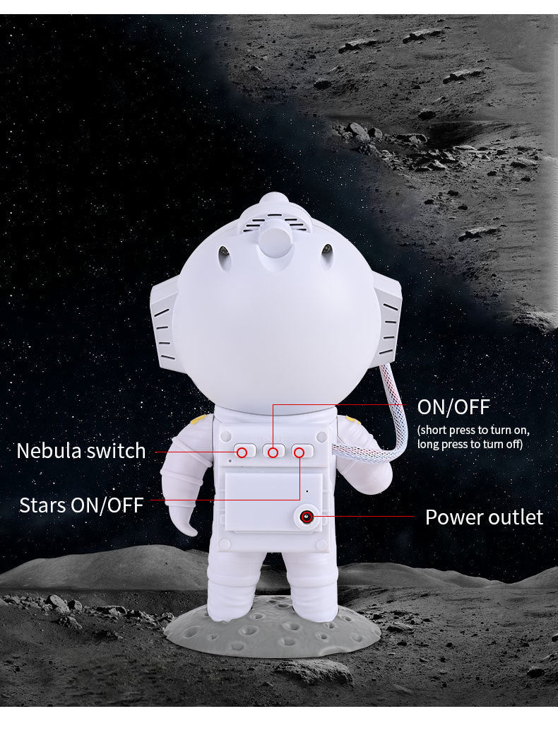 Galaxy Star Projector Astronaut Lamp - Transform Your Room