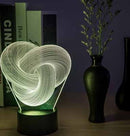 Twist Abstract LED 3D Night Light for Mesmerizing Nights