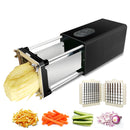 Kitchen Gadget Electric French Fry Cutter With Stainless Steel Blades