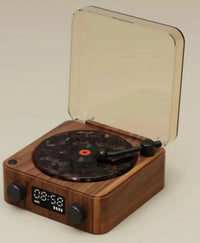 Vinyl Sound: Discover with Retro Turntable Speaker