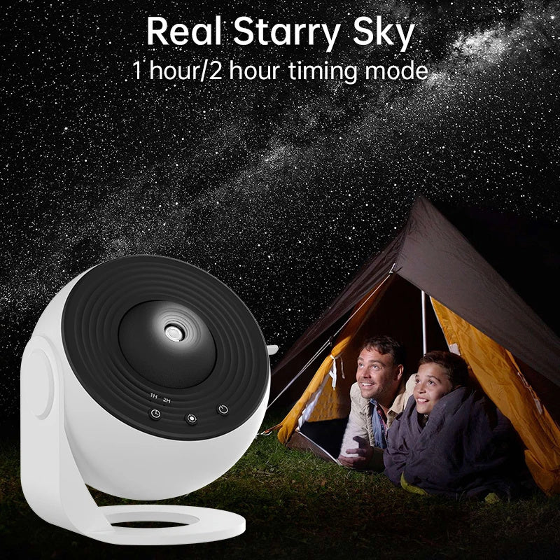 Night Light Galaxy Projector for a Starry 360 Experience