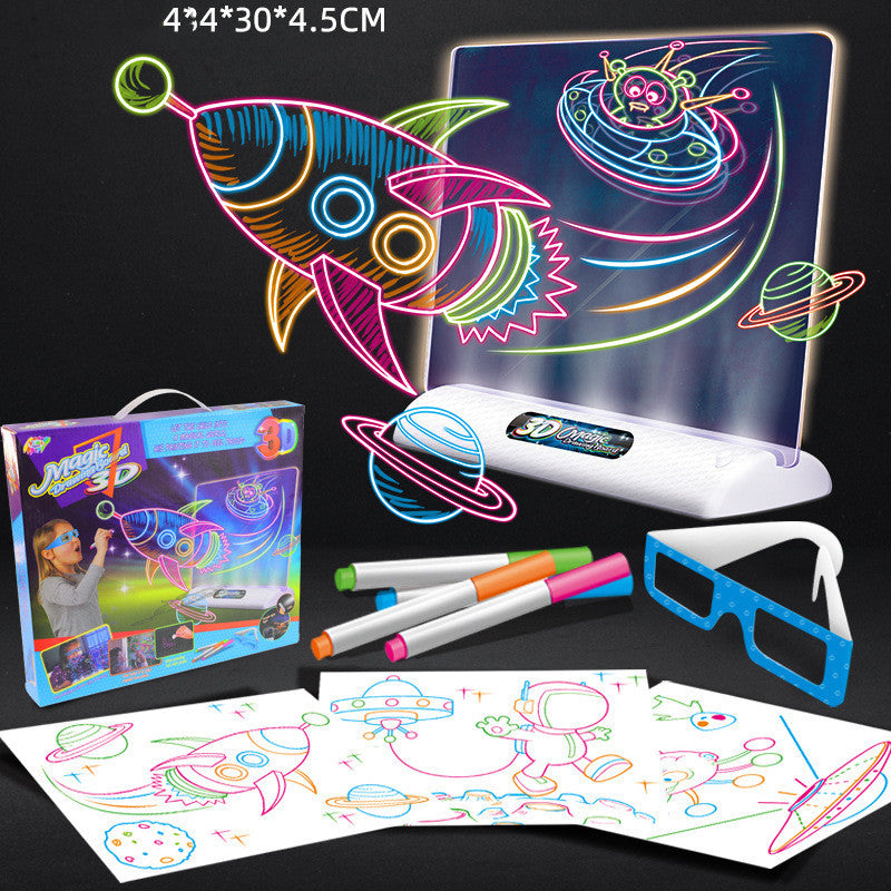 Unlock Creativity with a 3D Magic Drawing Board