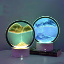 3d lamp-3d quicksand-3d table-bedside lamp