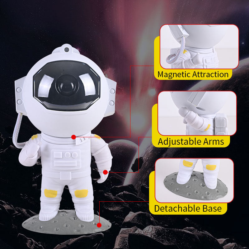 Galaxy Star Projector Astronaut Lamp - Transform Your Room