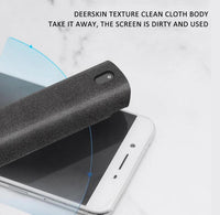 Phone Computer Screen Cleaner Kit For Screen Dust Removal Microfiber Cloth Set 2 In 1