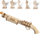 3D ROKR Wooden Puzzle Gun Toys for Creative DIY Fun