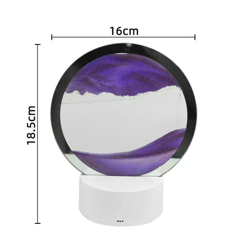 Creative Decompression Quicksand Painting Small Night Lamp