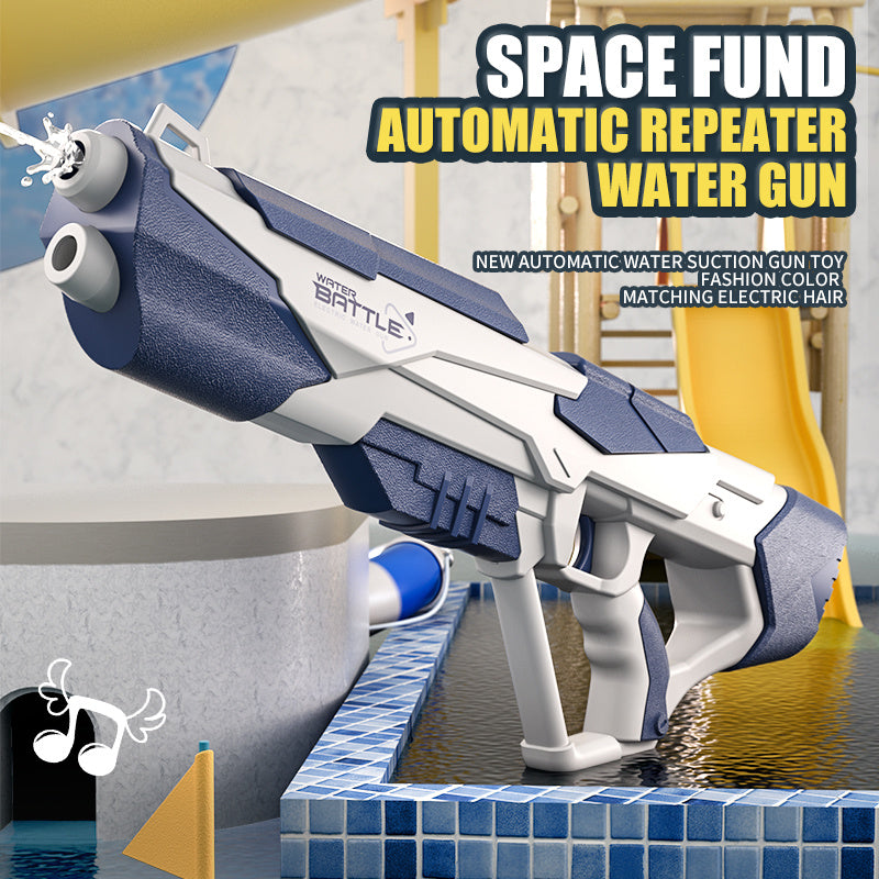 Space Water Gun: Automatic Absorption Toy for Water Fights