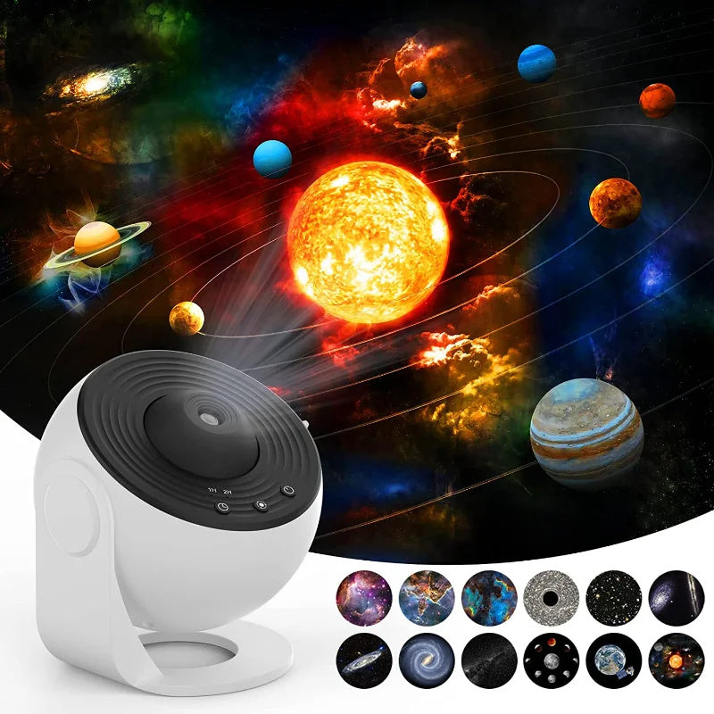 Night Light Galaxy Projector for a Starry 360 Experience