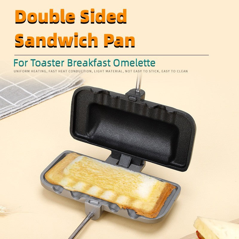 Double-Sided Sandwich Pan Non-Stick Folding Fryer