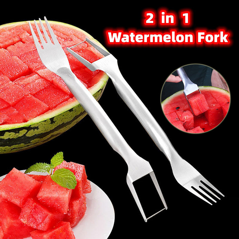 Mastering Melon Slicing: The Best Watermelon Fork Slicers 2 in 1