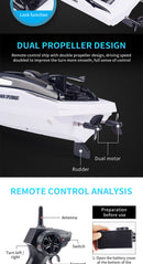 electric shark-high-speed boat-high-speed remote