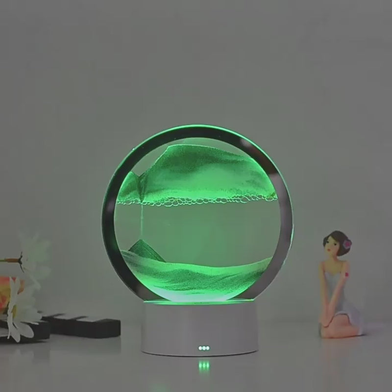 Creative Decompression Quicksand Painting Small Night Lamp