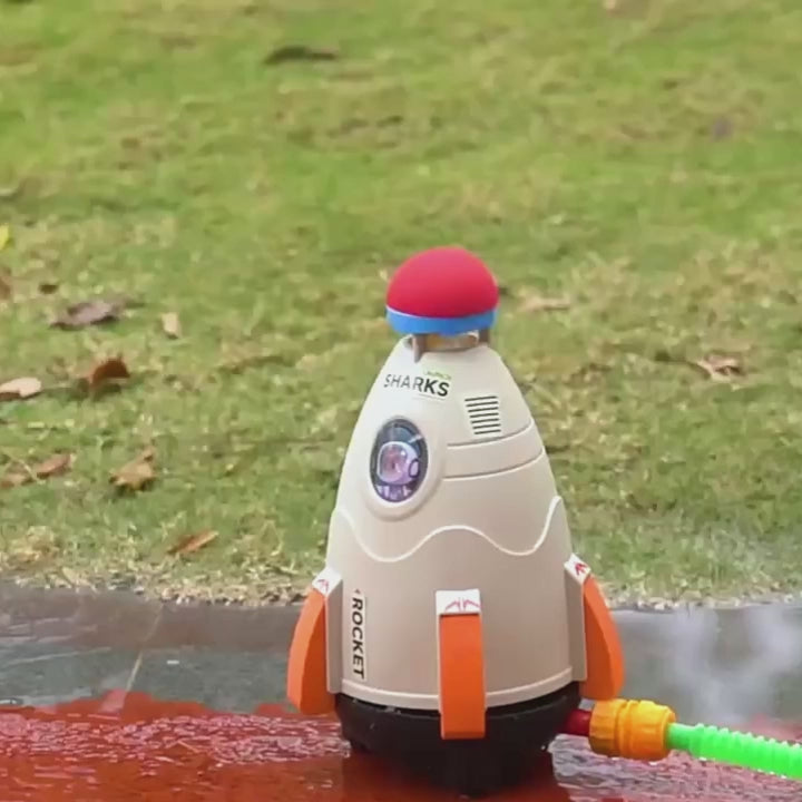 Space Rocket Sprinkler Spinner