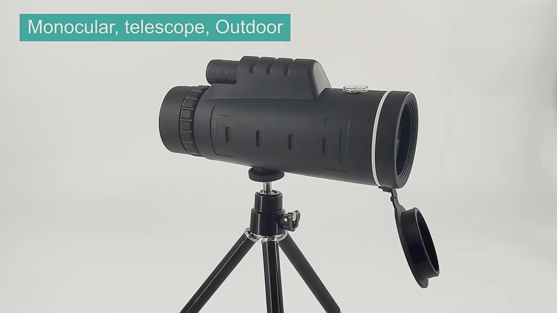 Compatible with Apple, Monocular Telescope Zoom Scope with Compass Phone Clip Tripod