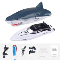 remote control-shark-shark toys-simulation model