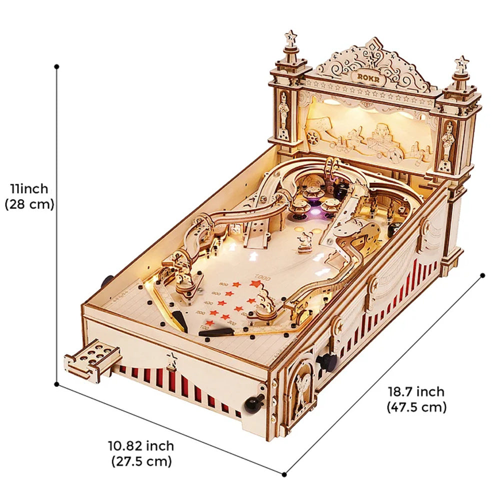 rokr pinball-rokr wooden-table game